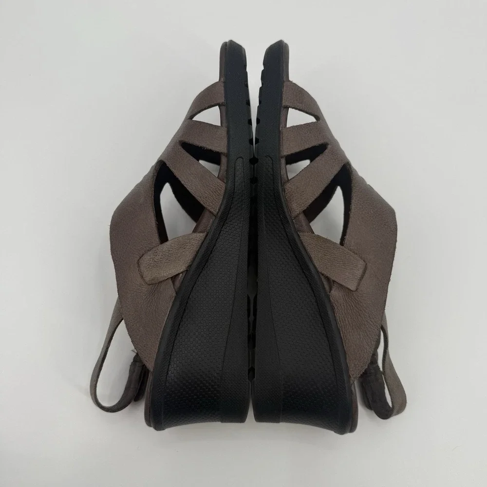 Keen Elizabeth Wedge Sandals Cascade Brown Women's‎ Size US 10